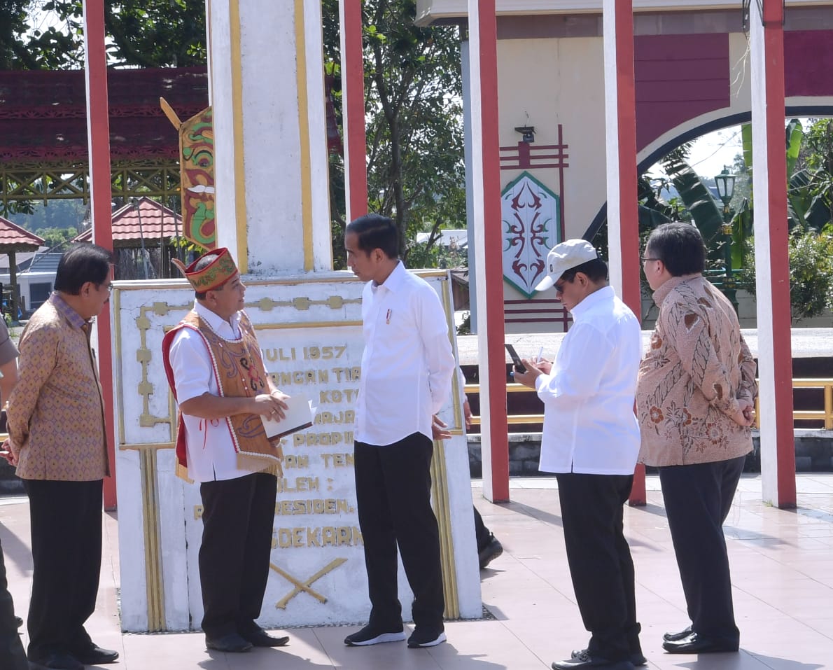 Presiden RI Joko Widodo menyambangi Kalimantan Tengah, Rabu (8/5).
