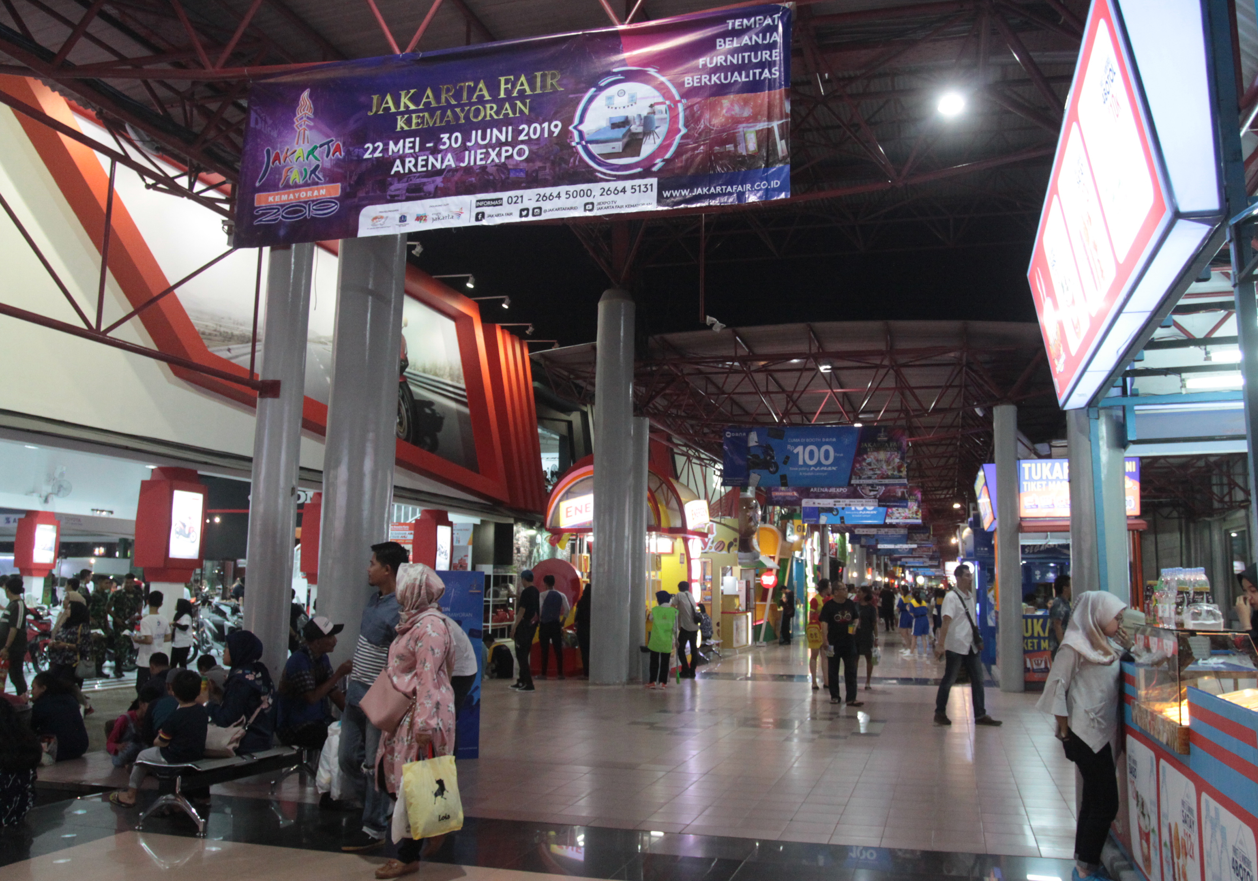 Suasana Jakarta Fair Kemayoran