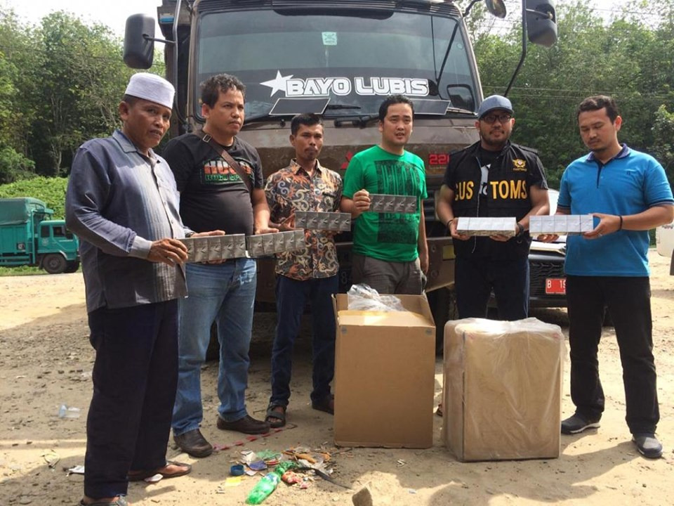 Sinergi Bea Cukai Dumai dan Teluk Nibung Gagalkan Peredaran Rokok Ilegal di Wilayah Sumatera, Dumai.