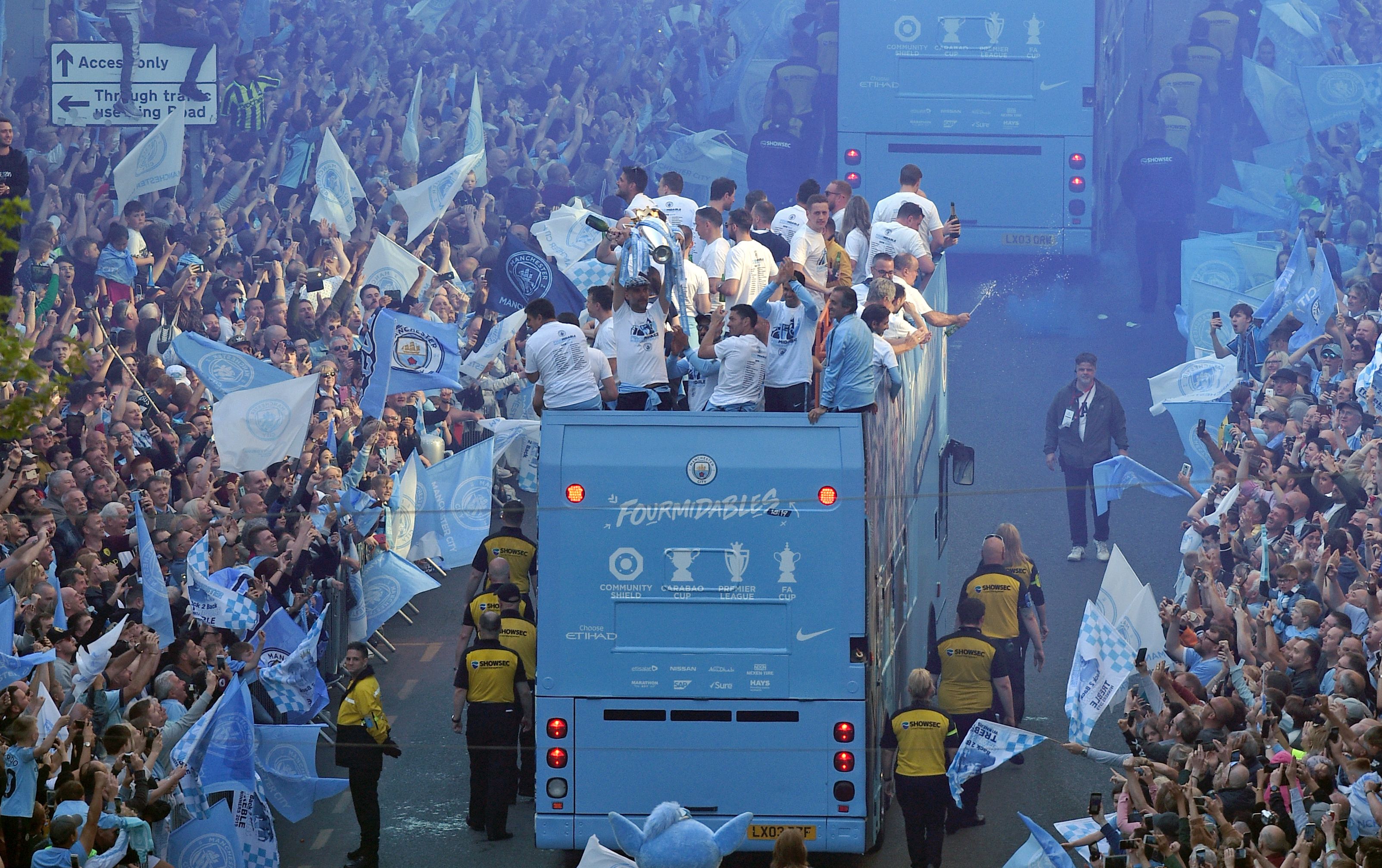 Parade kemenangan Manchester City