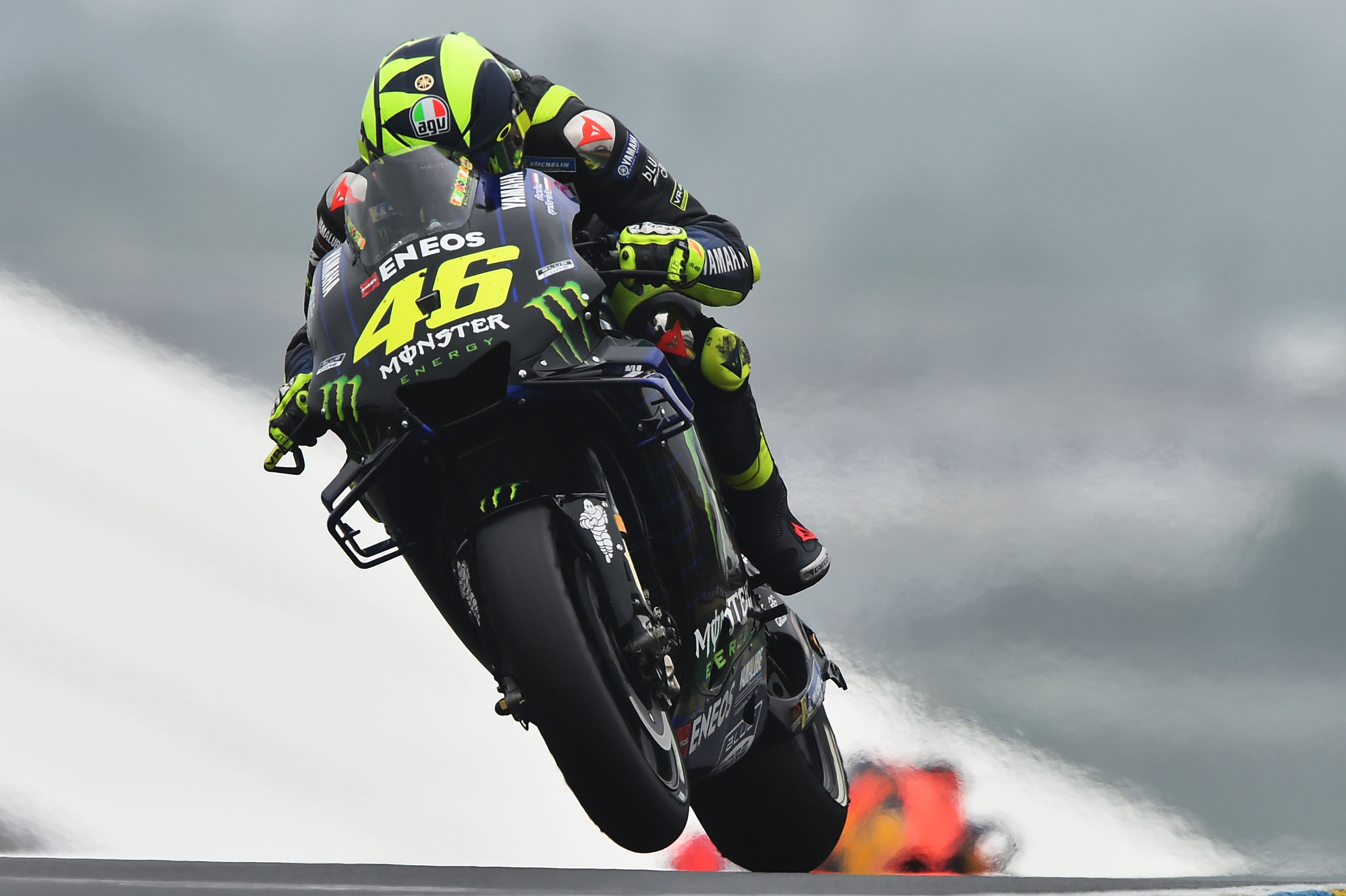 Pembalap Yamaha Monster Energy asal Italia Valentino Rossi