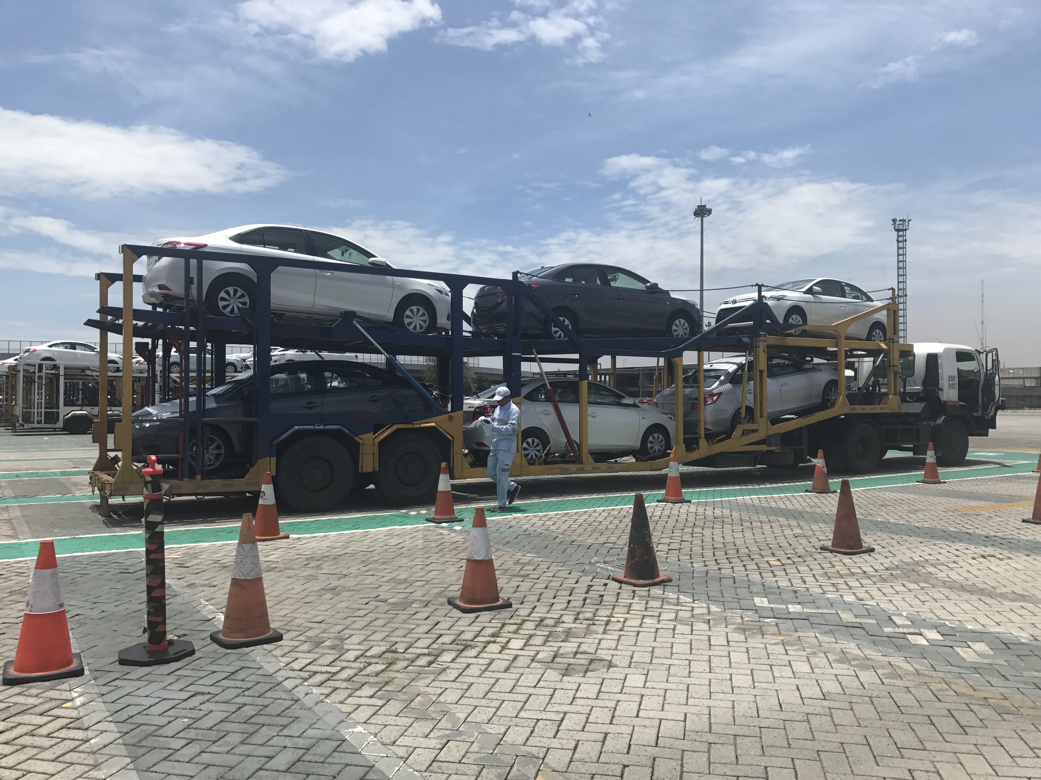 Volume ekspor Toyota pada Januari hingga April 2019 tercatat sebanyak 61.600 unit atau turun 6%.