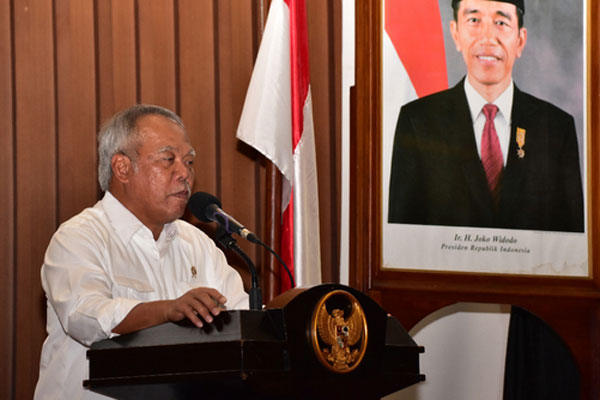  Menteri Pekerjaan Umum dan Perumahan Rakyat Basuki Hadimuljono 