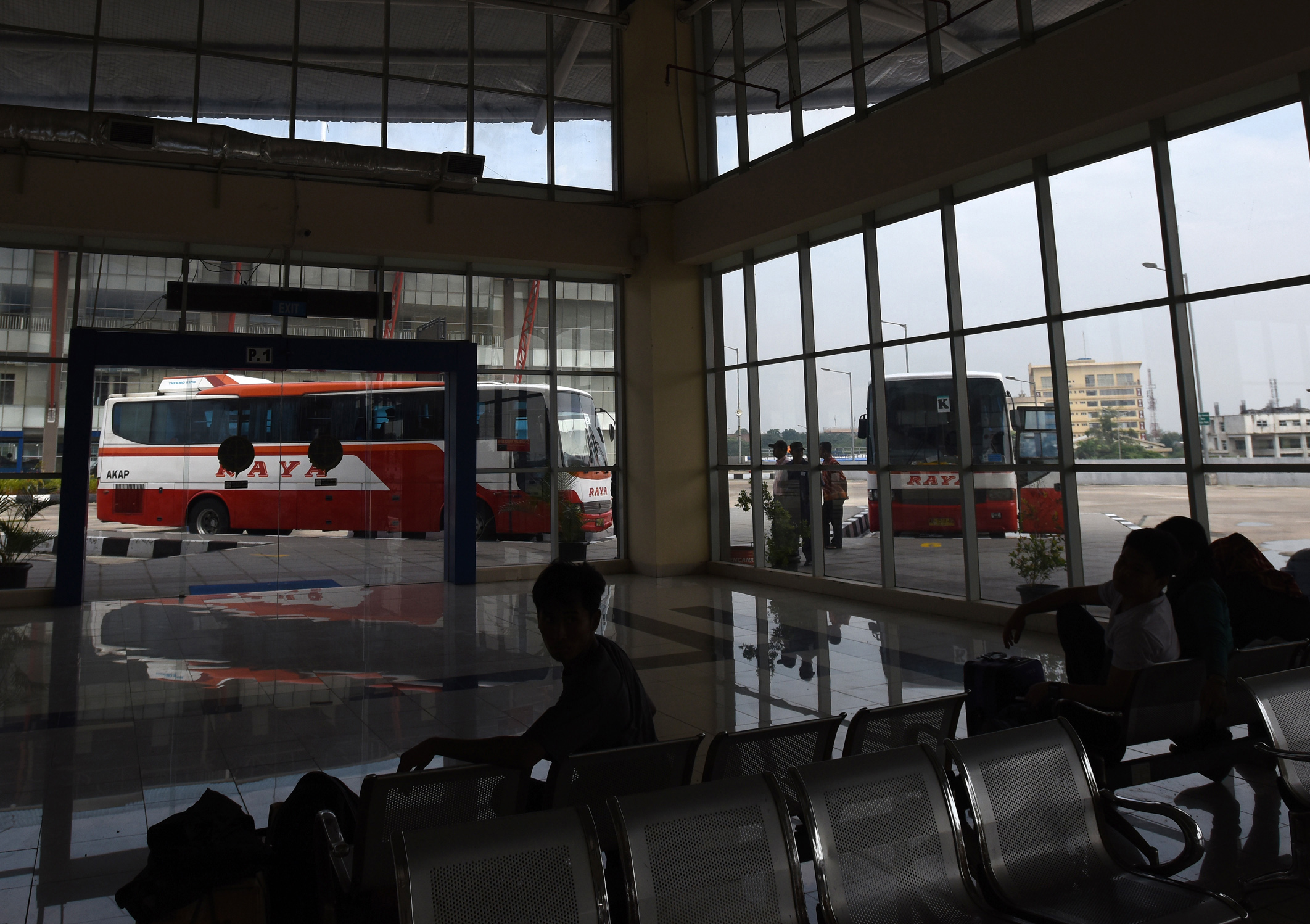 Suasana Terminal terpadu Pulogebang