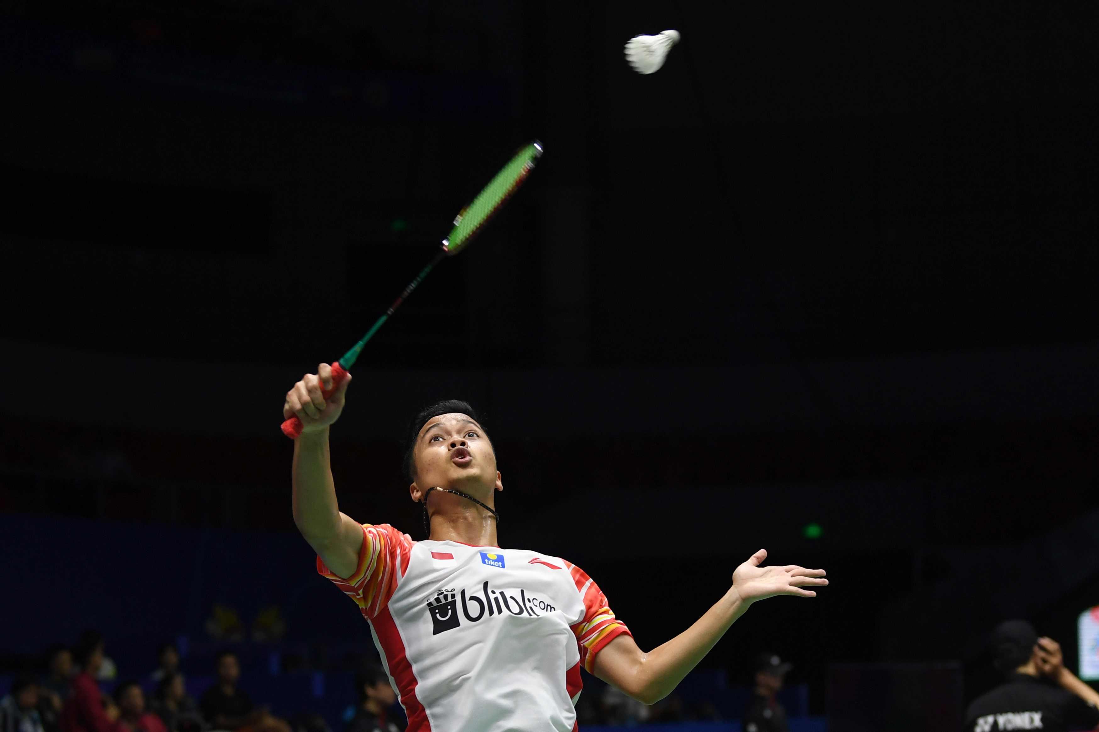 Tunggal putra Indonesia Anthony Sinisuka Ginting 