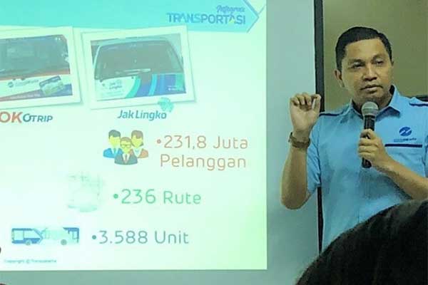 Direktur Operasional PT Trans-Jakarta Daud Joseph