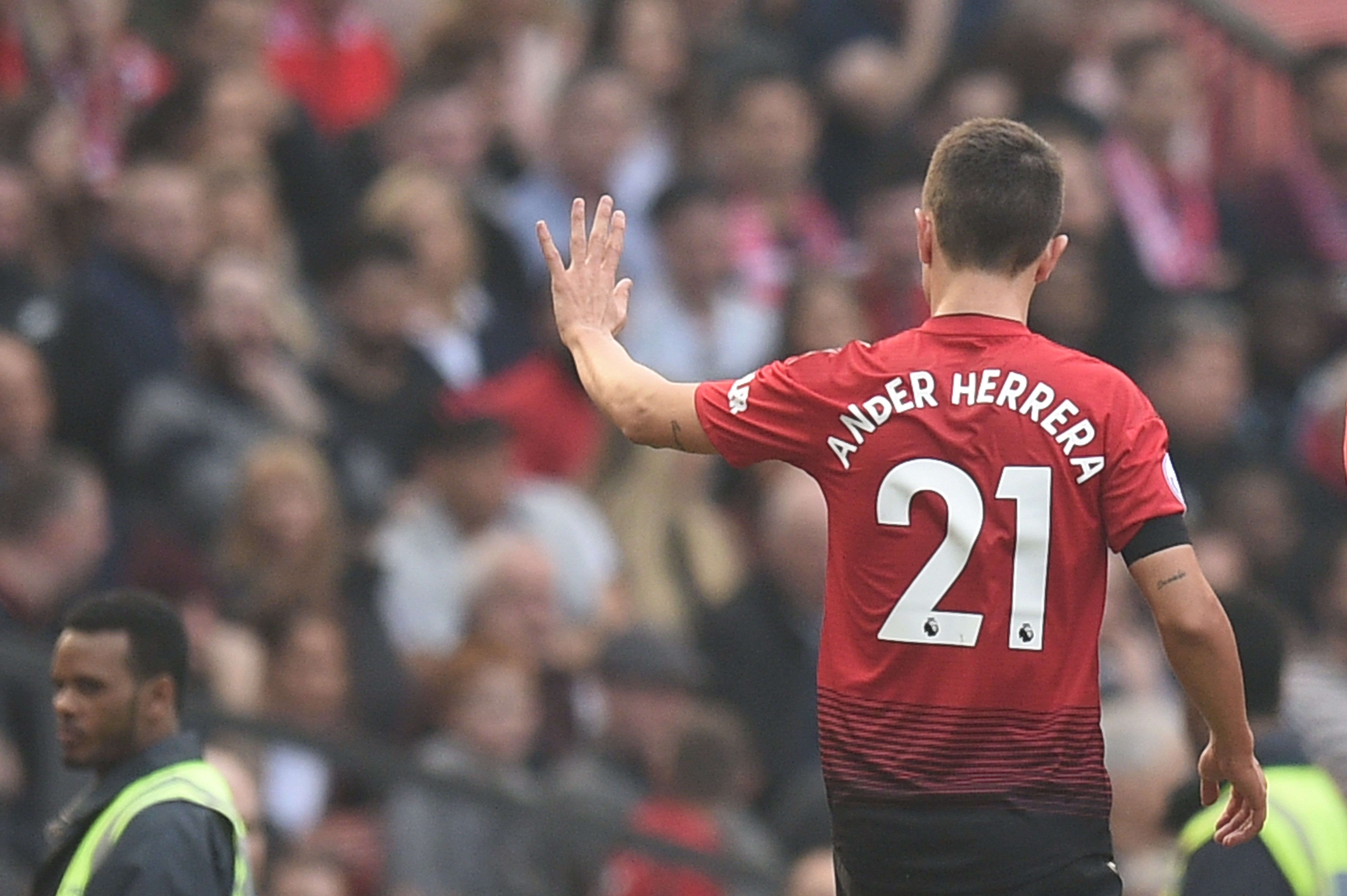 Gelandang Manchester United Anders Herrera