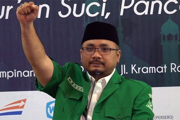 Ketua Umum Pimpinan Pusat Gerakan Pemuda Ansor, Yaqut Cholil Qoumas
