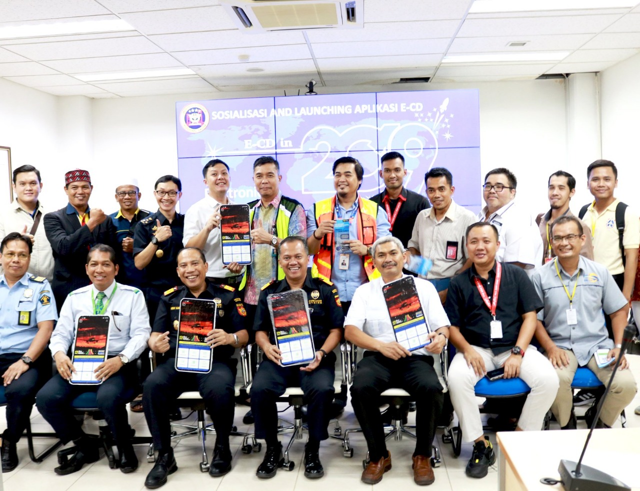 Peserta sosialisasi dan launching e-CD Bea Cukai Palembang