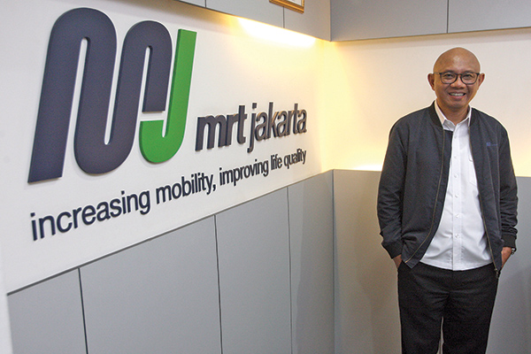 Direktur Utama PT MRT Jakarta William Sabandar 