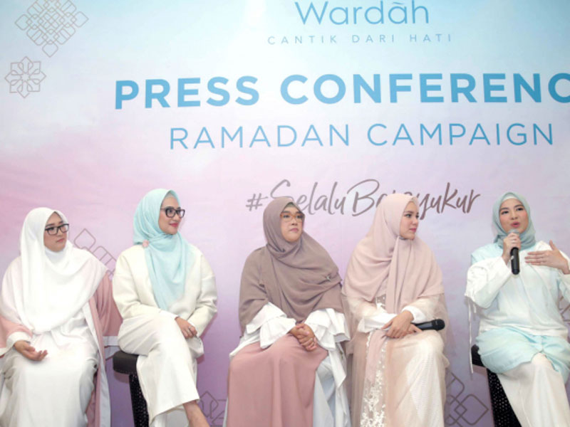 Konfrensi Pers Wardah #Selalubersyukur