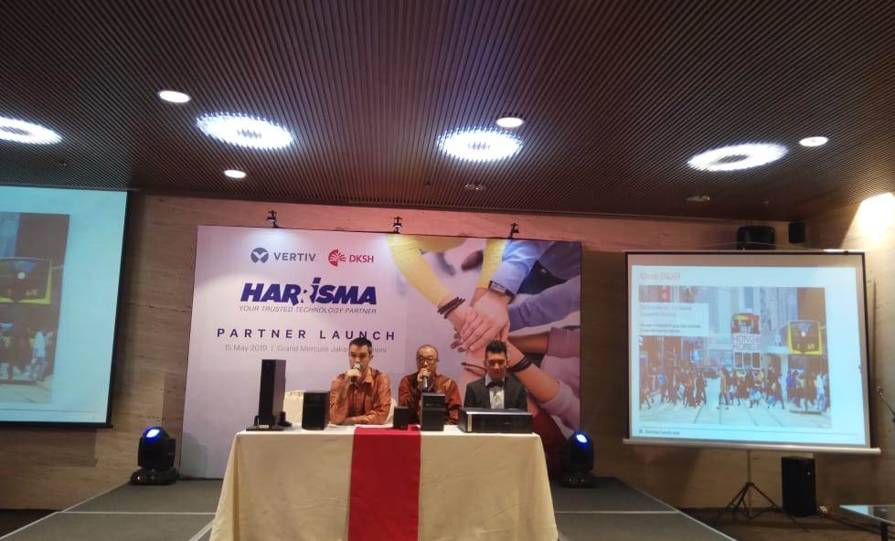Vertiv bersama dengan DKSH Indonesia menunjuk PT Harrisma Informatika Jaya sebagai distributor bernilai produk dan solusi Vertiv