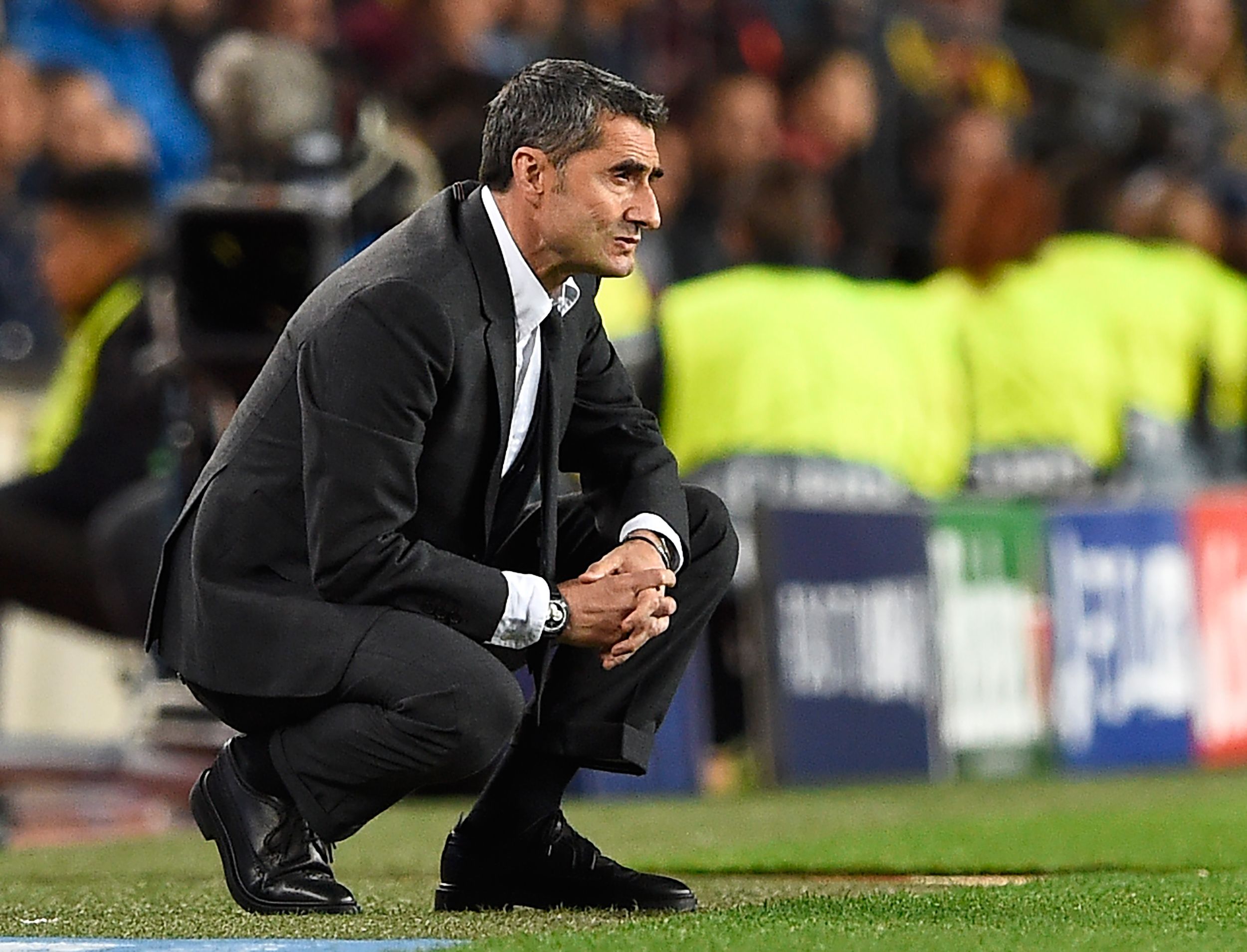 Pelatih Barcelona Ernesto Valverde