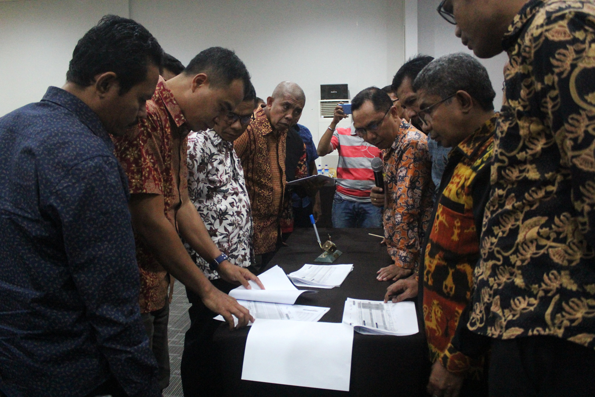 Rekapitulasi suara hasil Pemilu 2019 di KPU NTT.