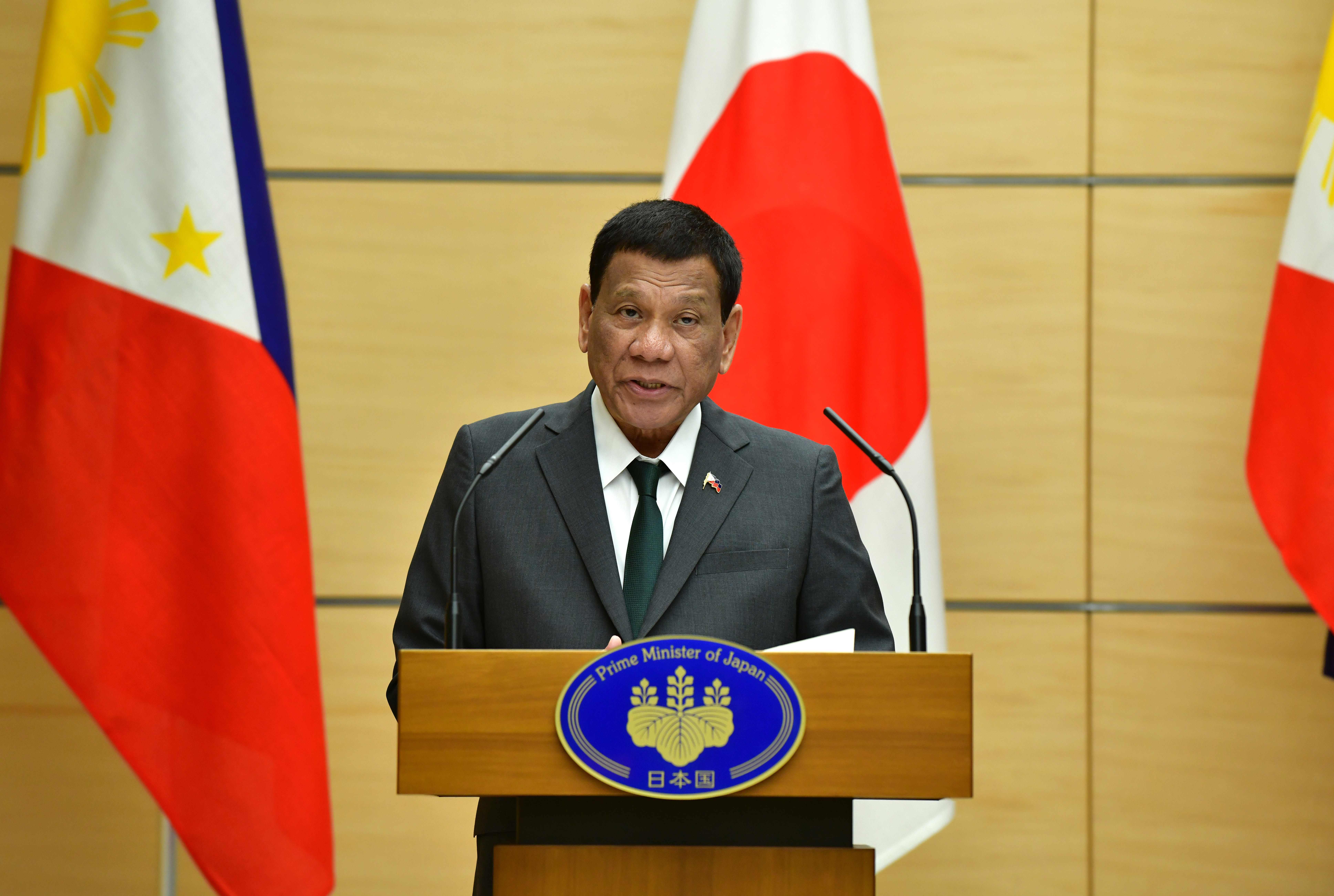 Presiden Filipina Rodrigo Duterte 