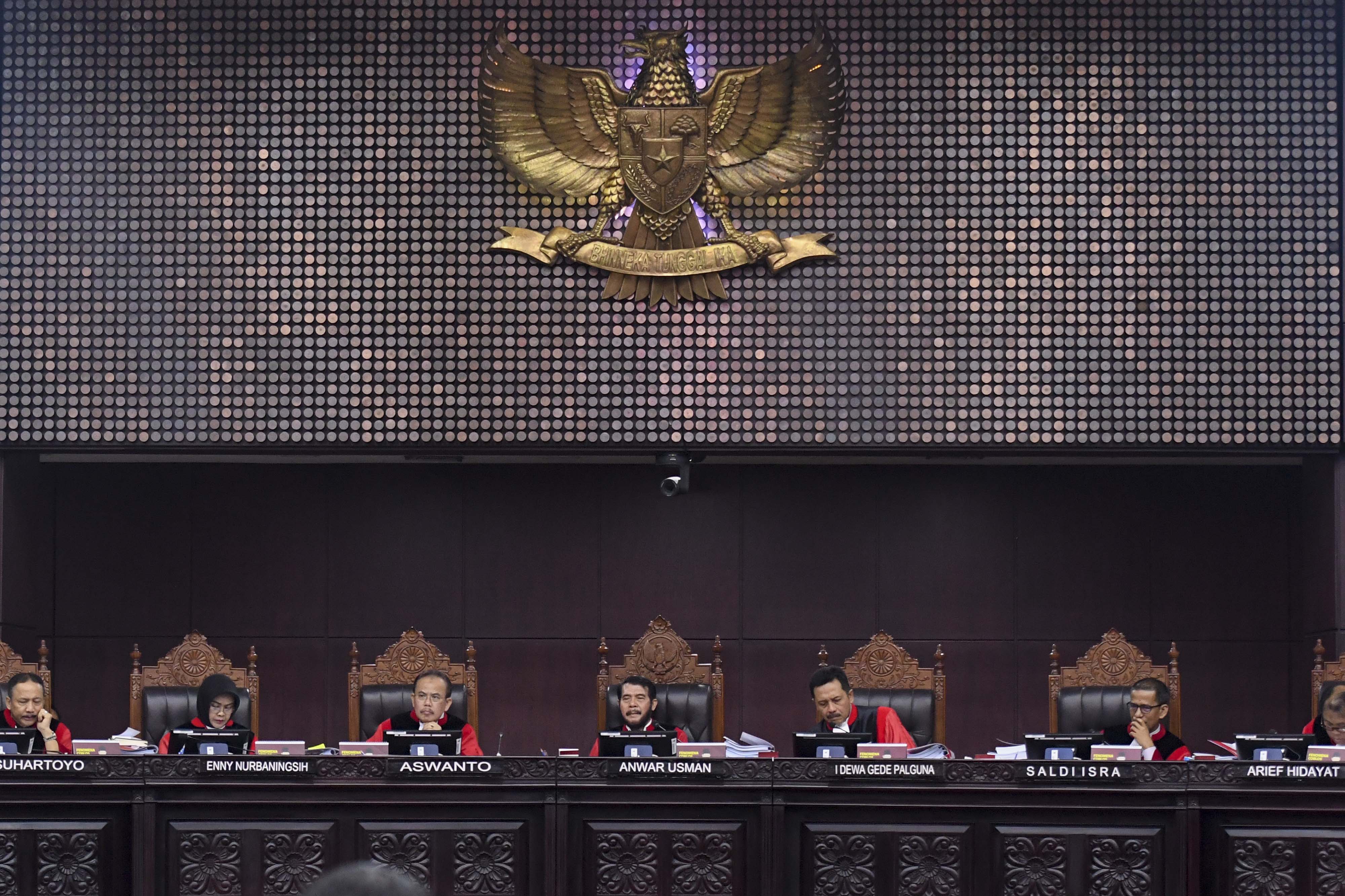 Sidang Perdana Sengketa Pilpres MK, Jumat (14/6).