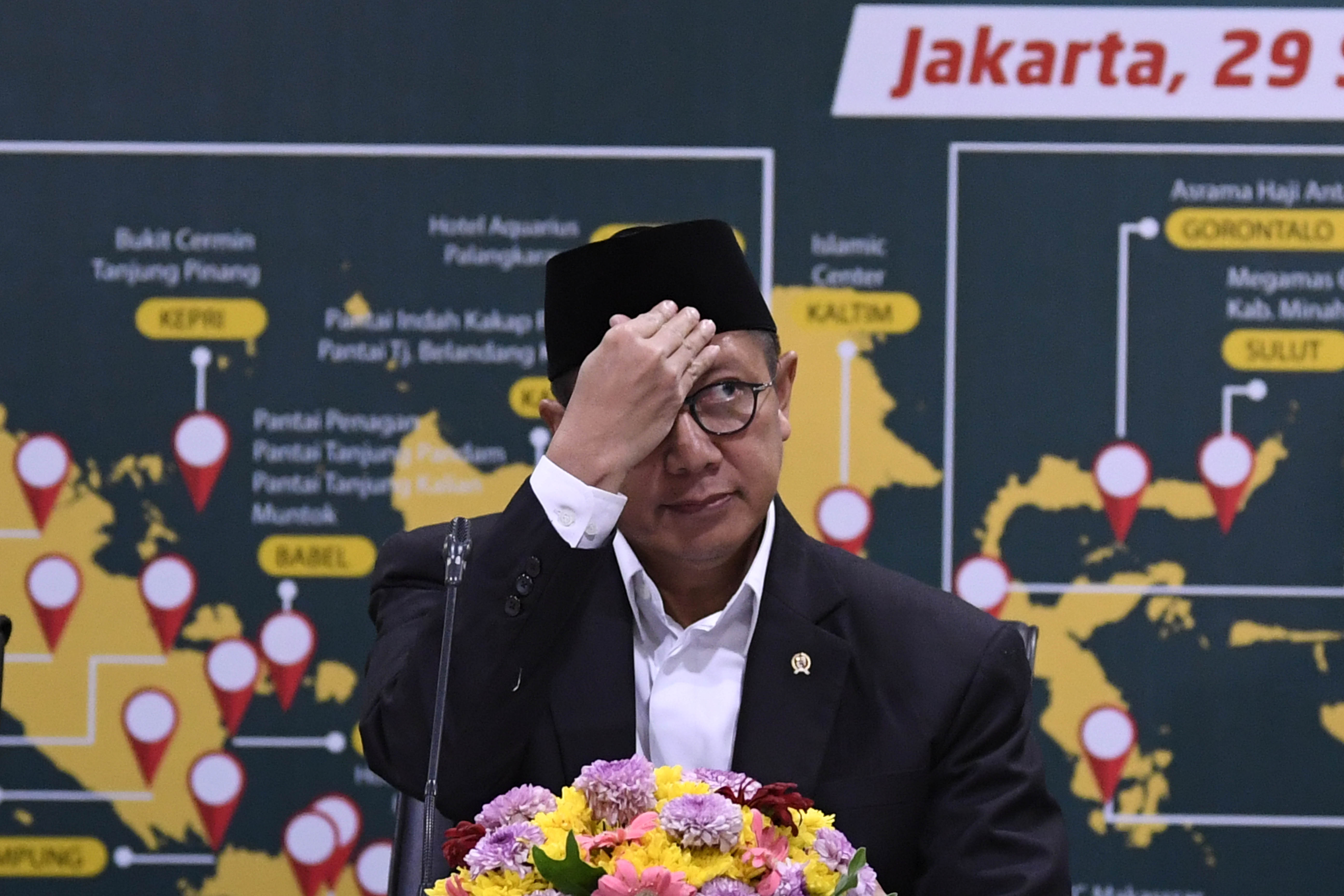 Menteri Agama Lukman Hakim Saifuddin Saat sidang isbat