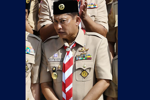 KETUA Kwarnas Gerakan Pramuka Budi Waseso
