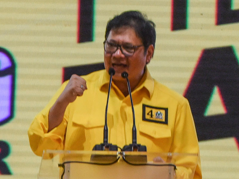 Ketua Umum DPP Partai Golongan Karya (Golkar) Airlangga Hartarto.