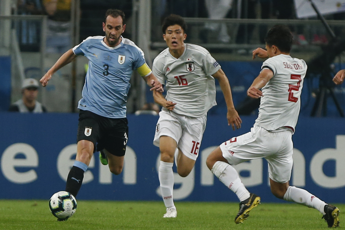 Laga antara Jepang dan Uruguay di ajang Copa America