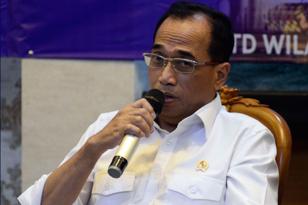 MENTERI Perhubungan Budi Karya Sumadi 