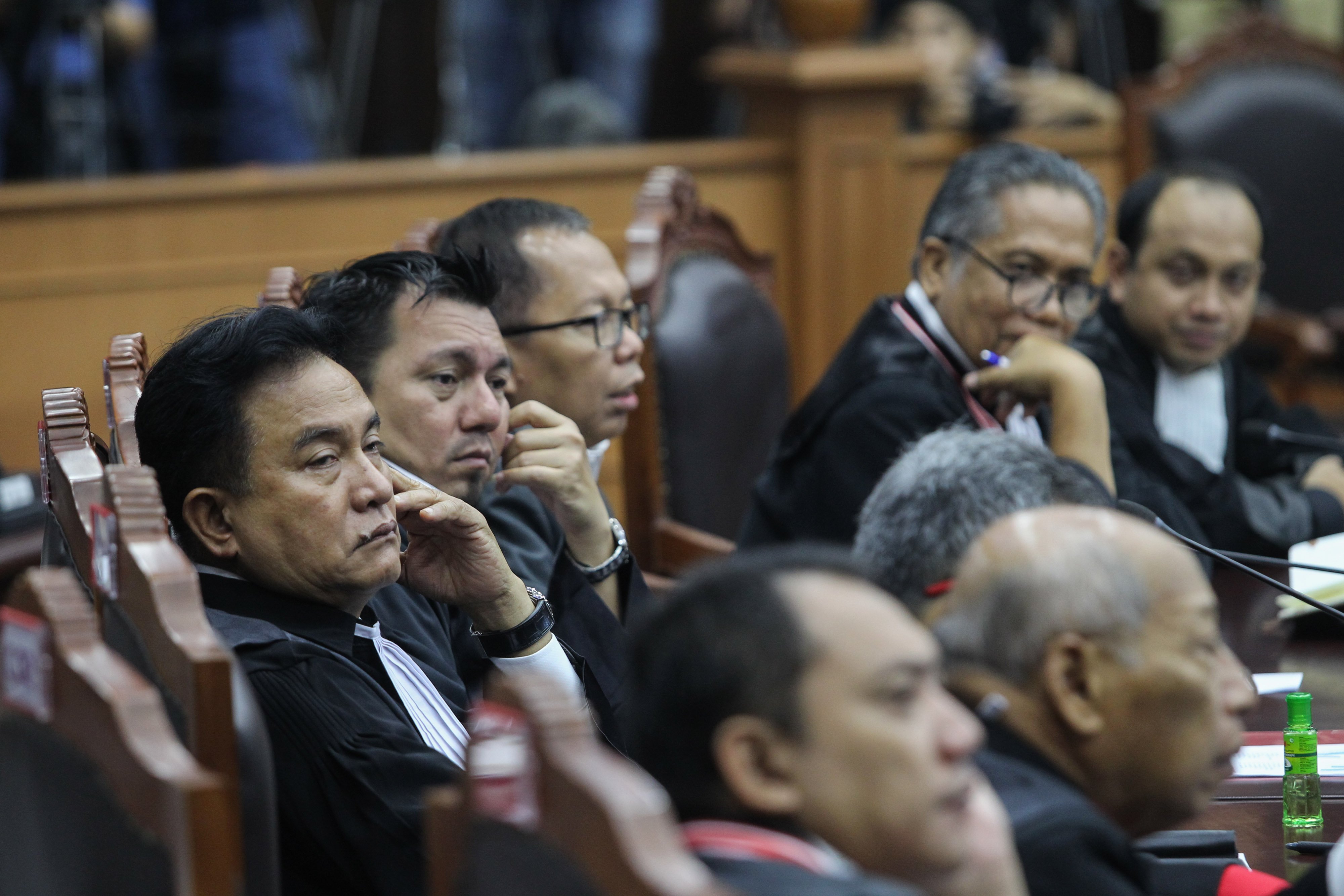 Tim kuasa hukum 01 Jokowi-Amin sebagai pihak terkait di sidang PHPU Pilpres 2019