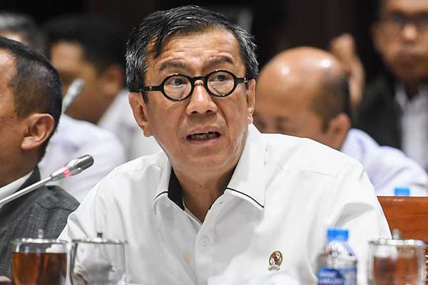 Menteri Hukum dan HAM Yasonna Laoly.
