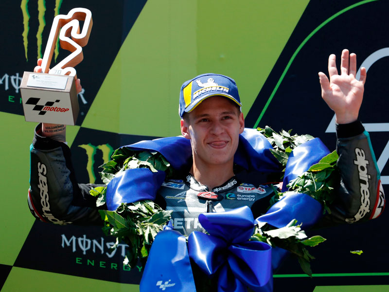 Pembalap asal Prancis Fabio Quartararo .