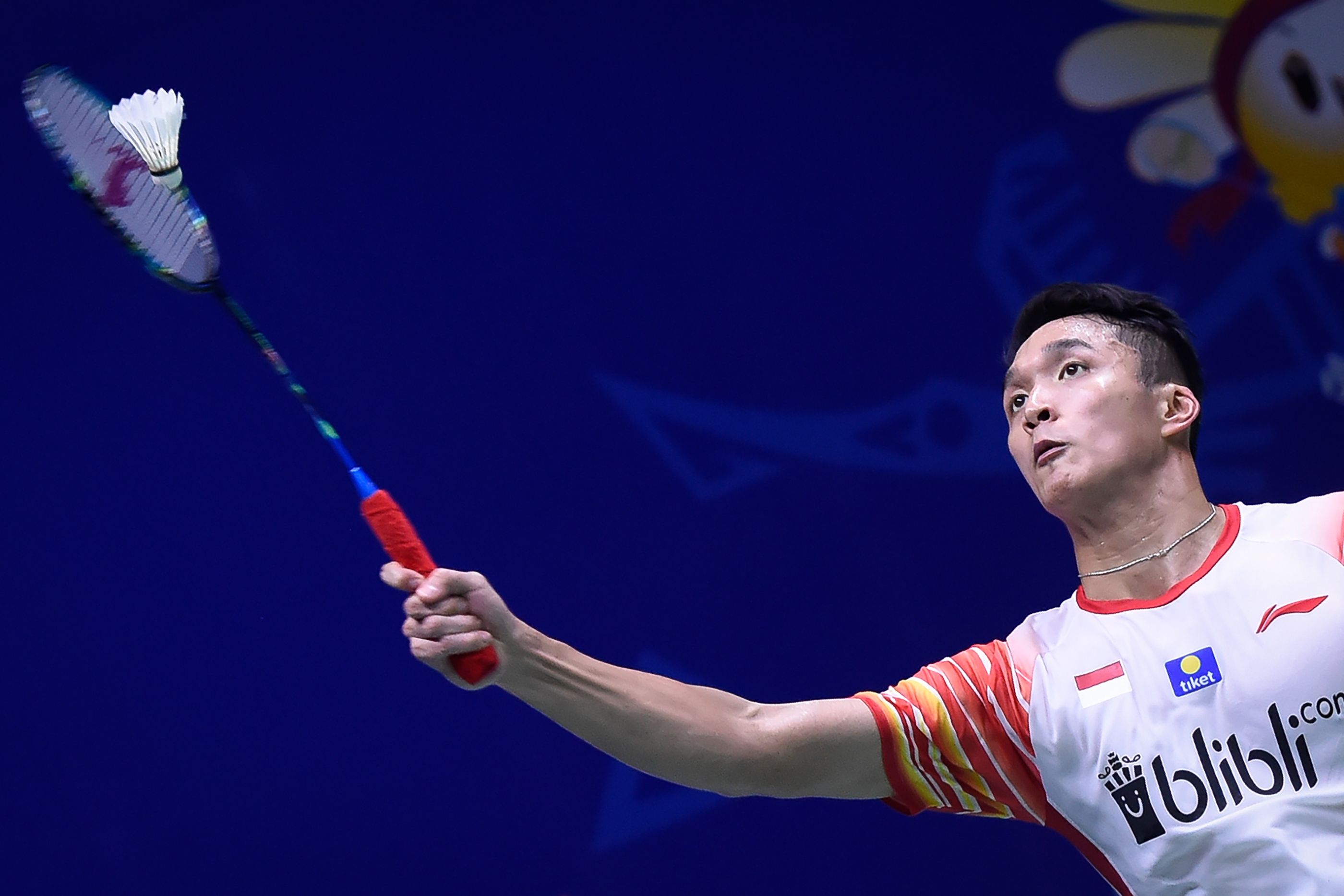  Pemain bulu tangkis tunggal putra Indonesia Jonatan Christie 