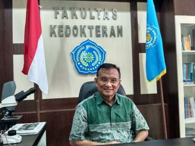 Ketua Asosiasi Institusi Pendidikan Kedokteran Indonesia Mahmud Ghaznawie 