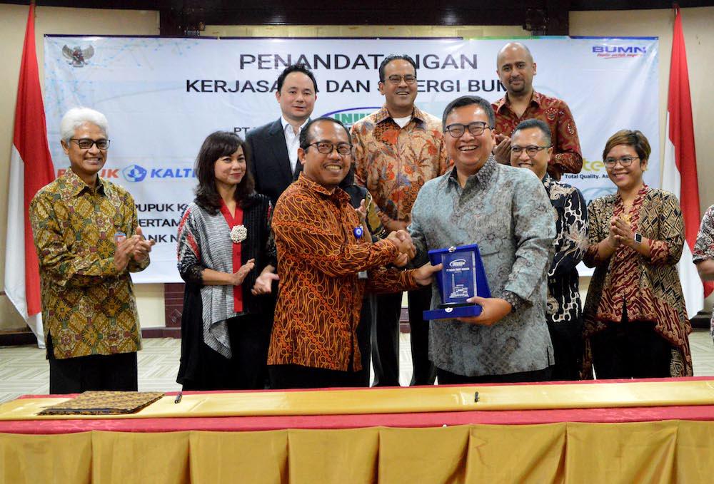 Penandatangan kerja sama PT. INUKI dengan 6 BUMN lain
