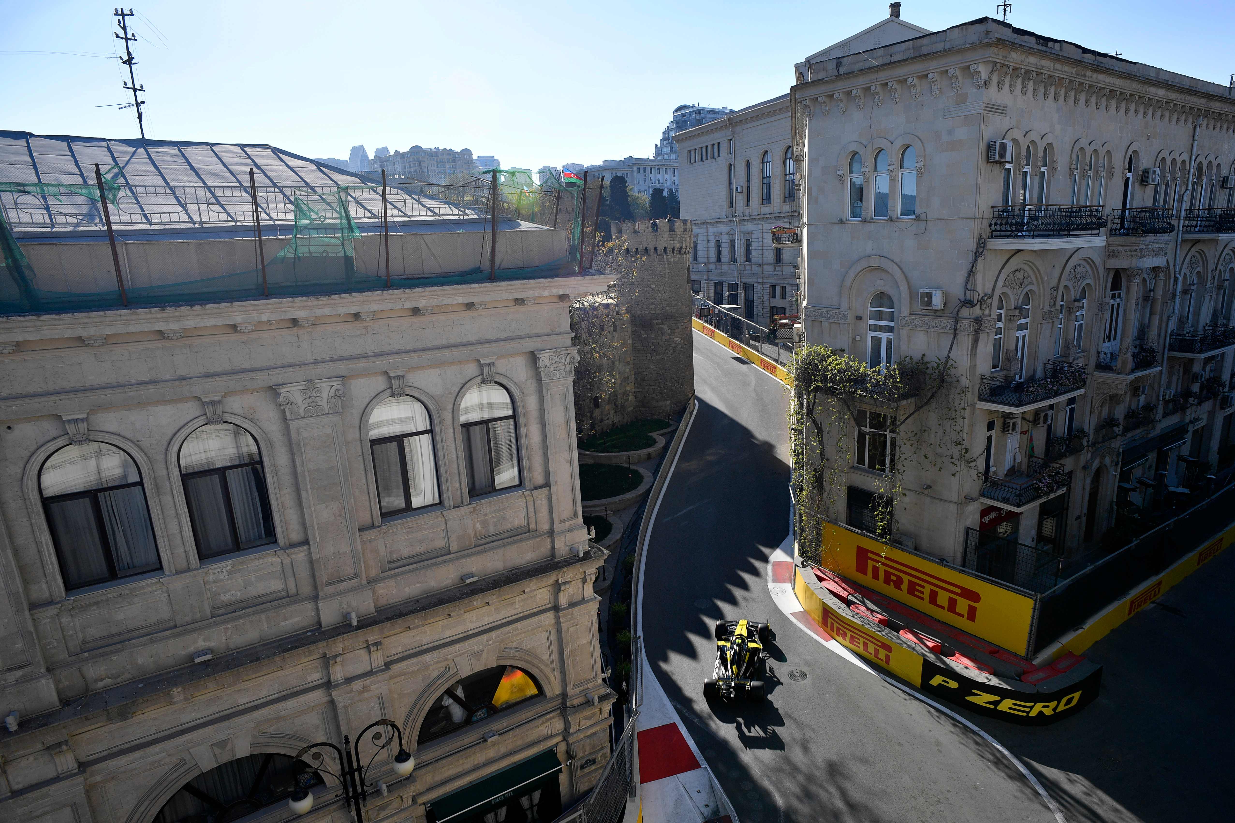 Suasana di Baku, Azerbaijan, pada 27 April 2019.