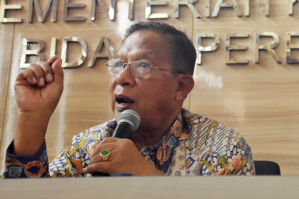 Menteri Koordinator Bidang Perekonomian Darmin Nasution 