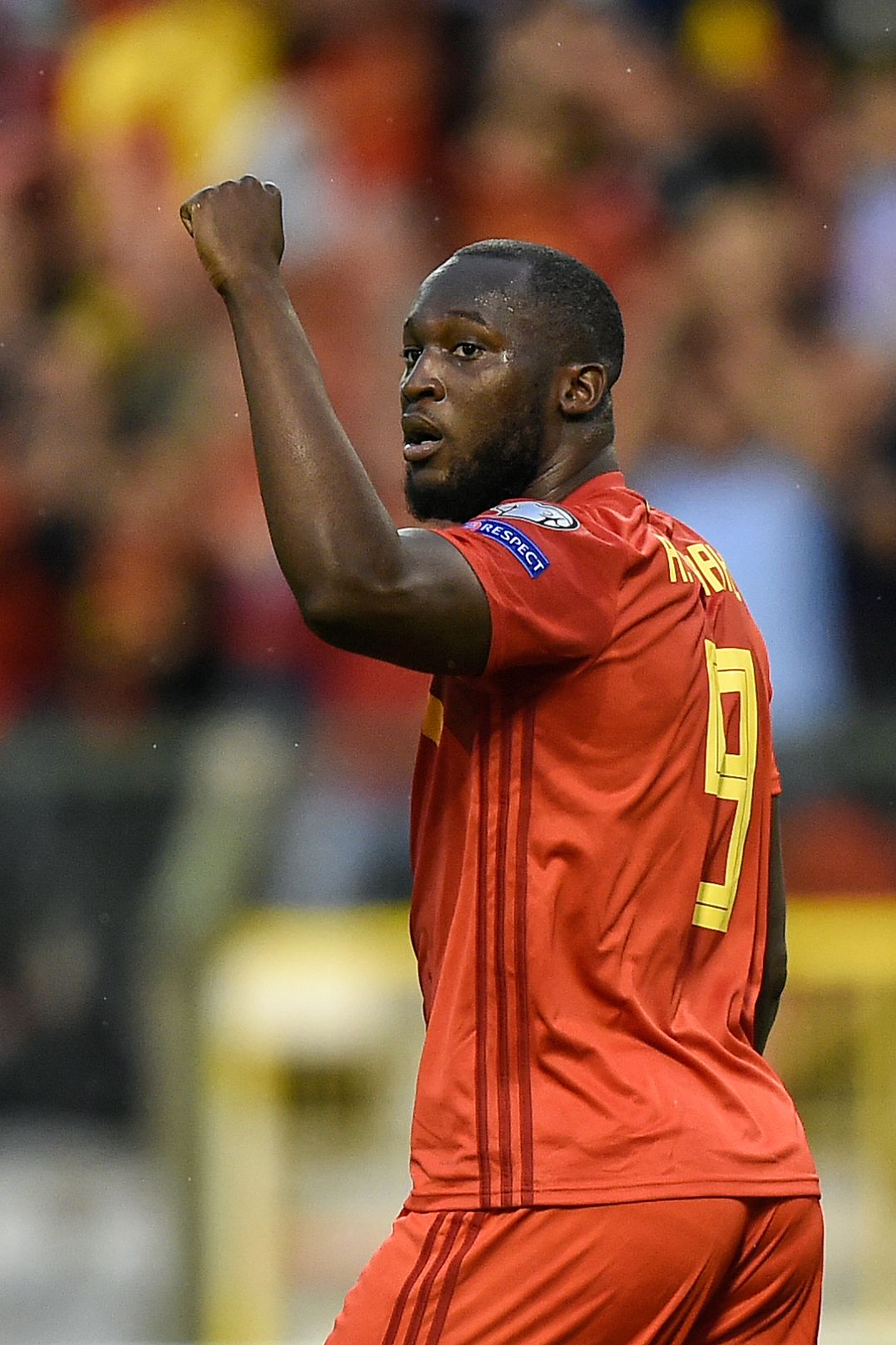 Penyerang Timnas Belgia Romelu Lukaku