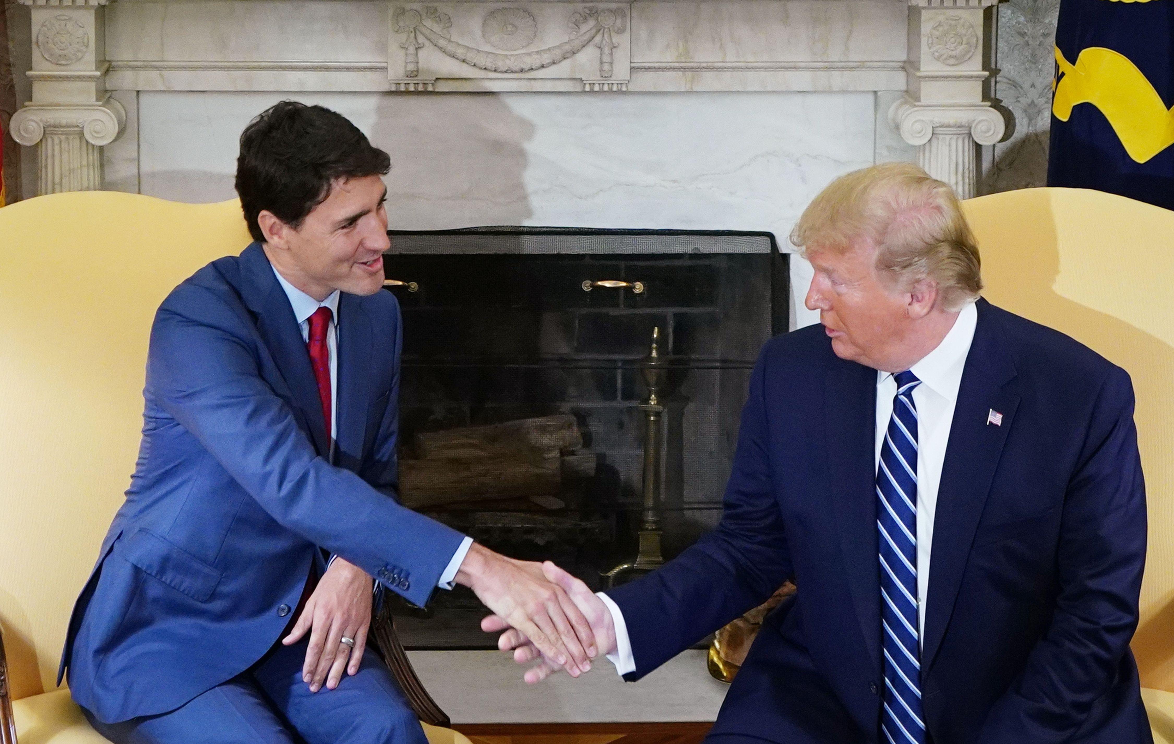 Trump Jamu Trudeau di Gedung Putih