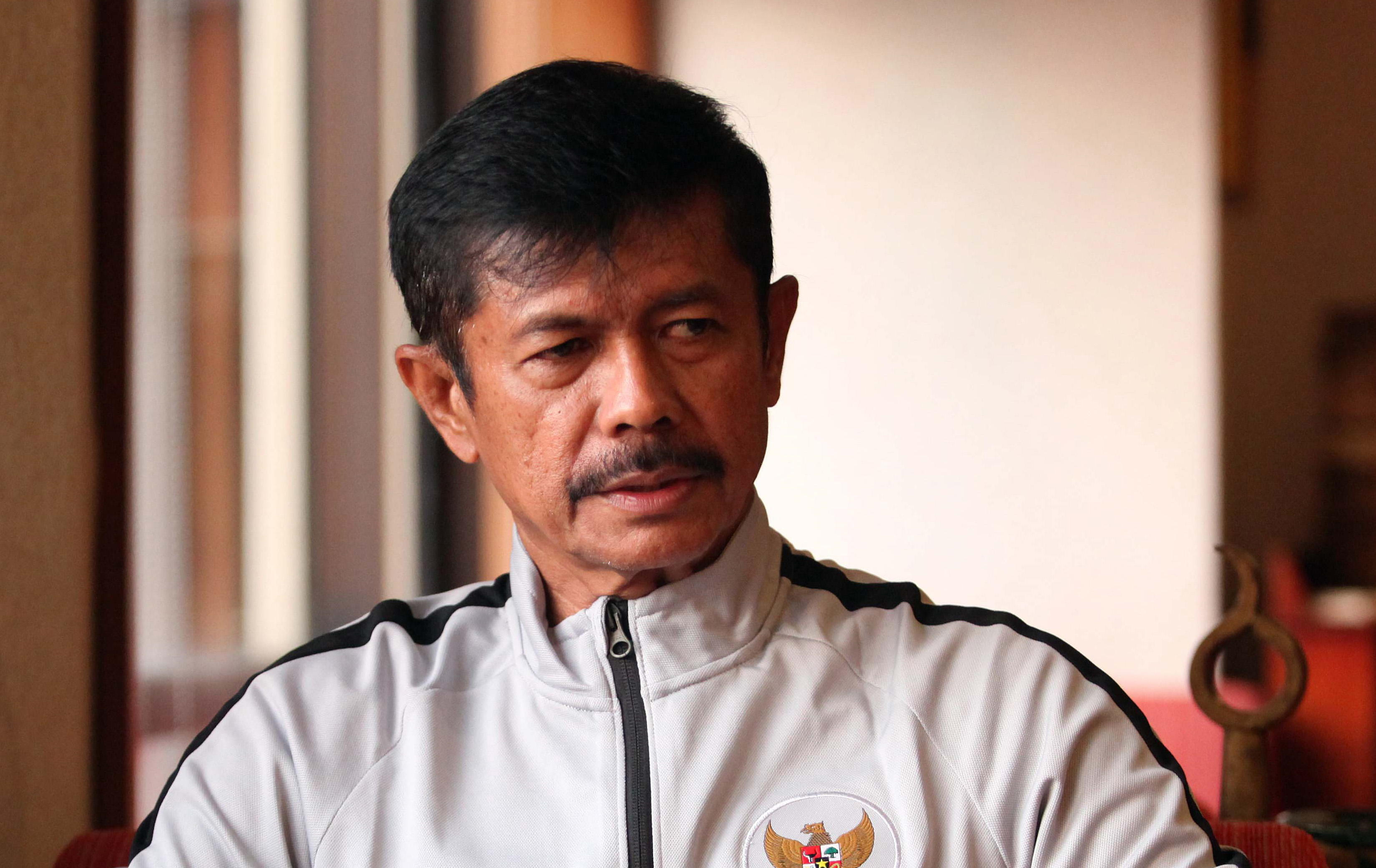 Pelatih timnas Indonesia U-22 Indra Sjafrie.