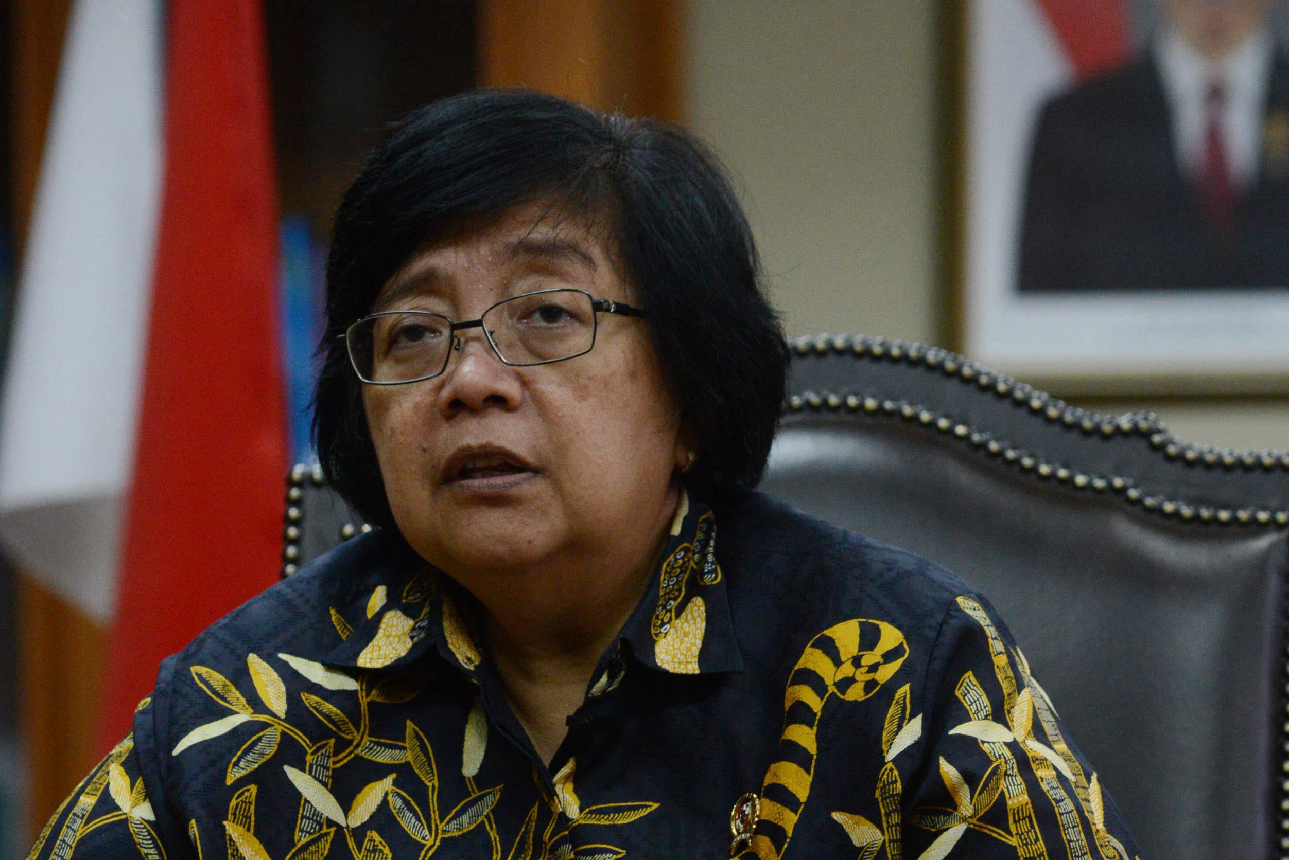 Menteri Lingkungan Hidup dan Kehutanan Siti Nurbaya