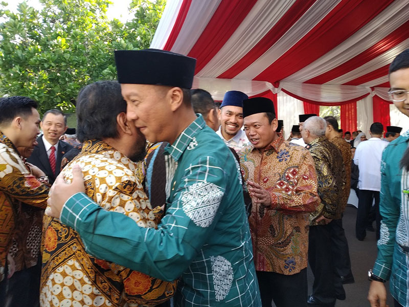 Sejumlah pejabat negara mulai berdatangan ke Istana Negara.