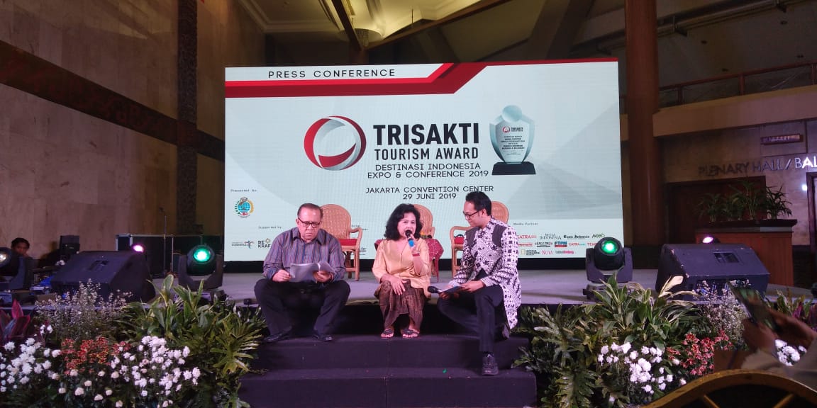 Jumpa Pers penutupoan Destinasi Indonesia Expo and Conference,