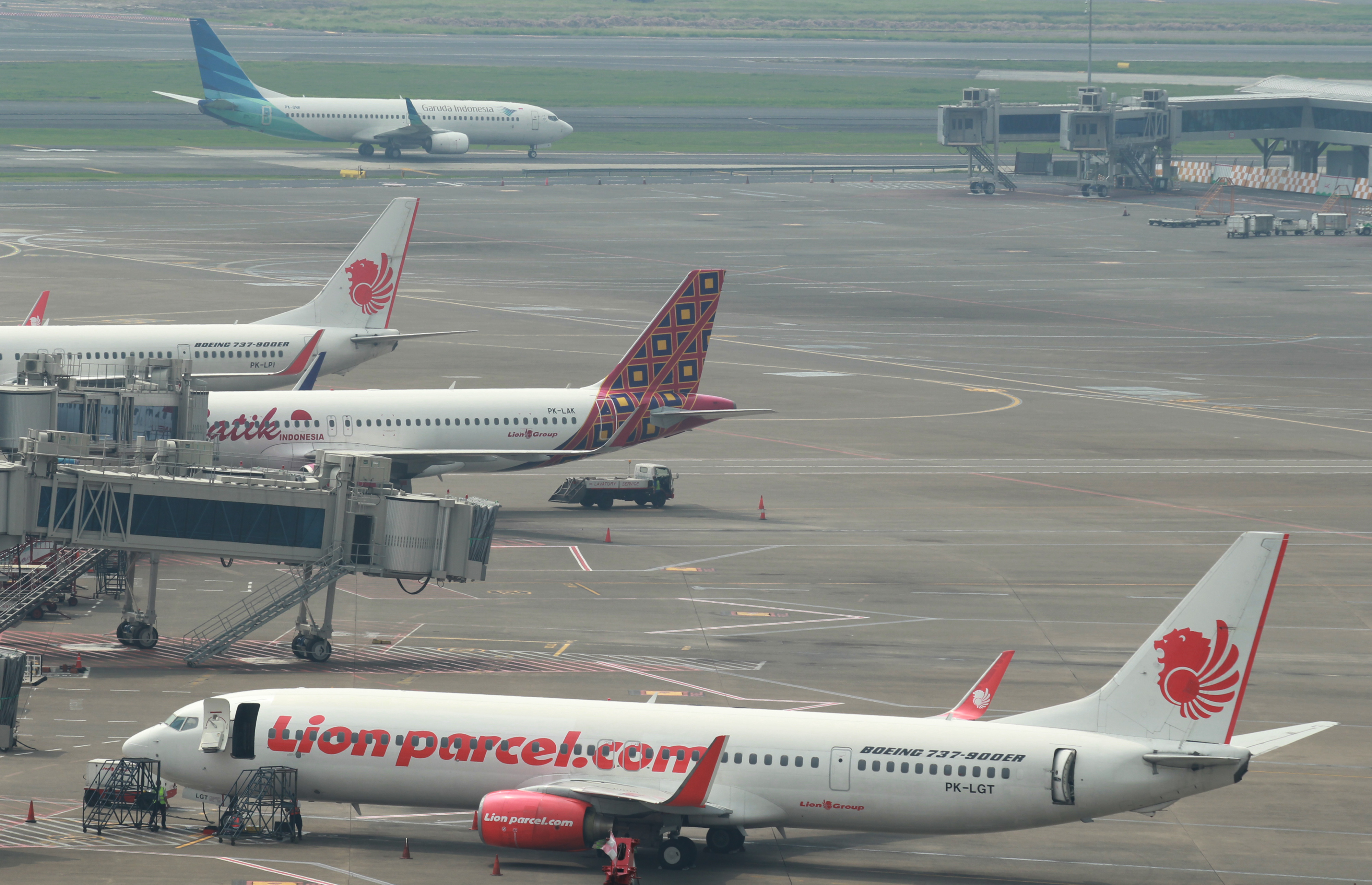 : Aktivitas di Bandara Soekarno Hatta, Tangerang, Banten