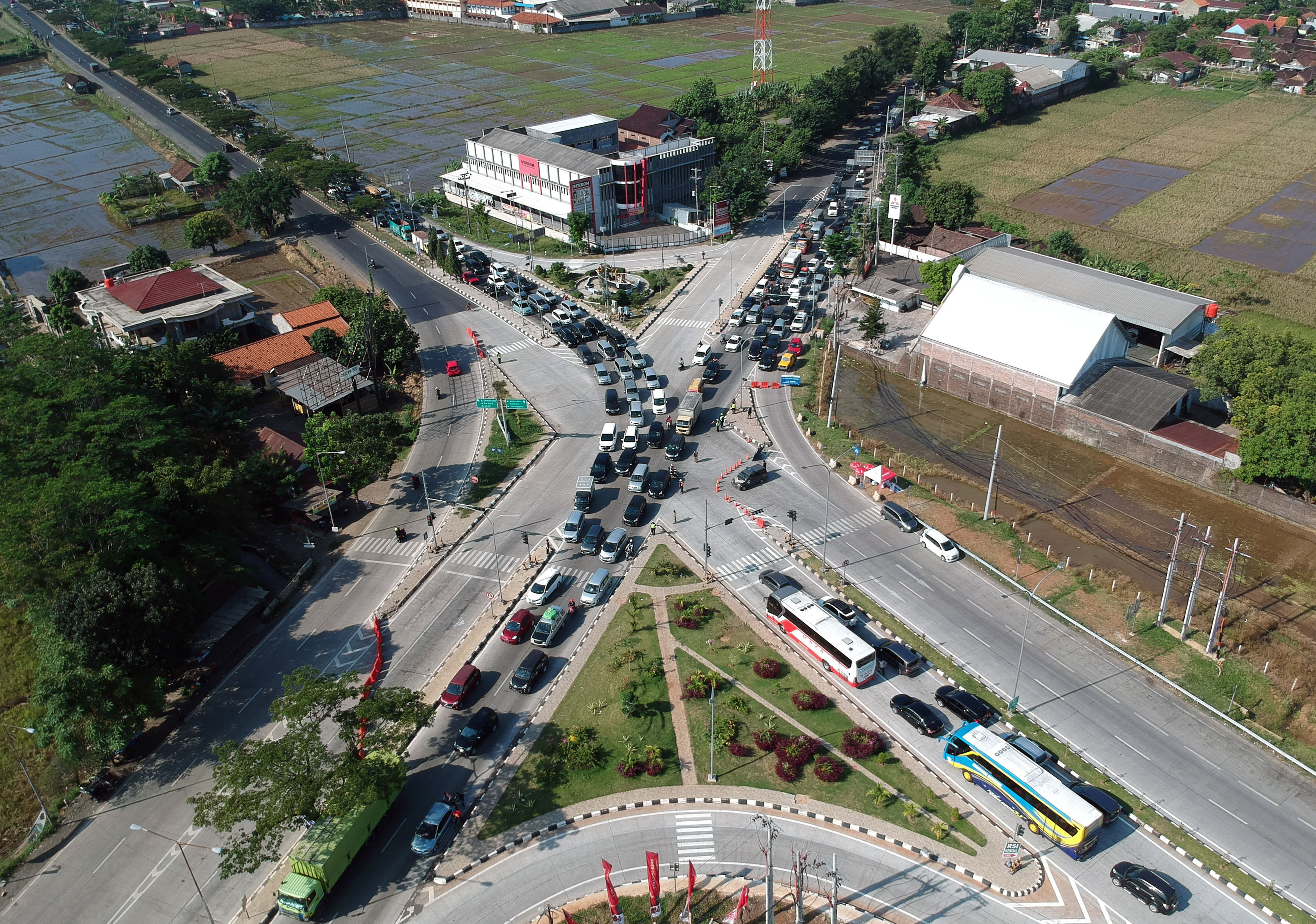 suasana arus balik lebaran 2019
