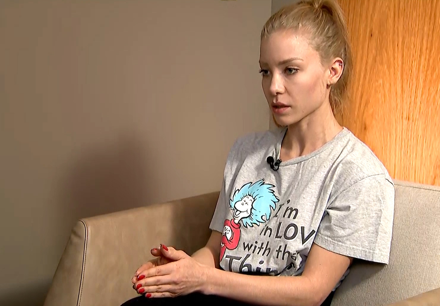 Model Najila Trindade Mendes de Souza berbicara kepada Stasiun Televisi SBT mengenai tudingan pemerkosaan kepada Neymar.