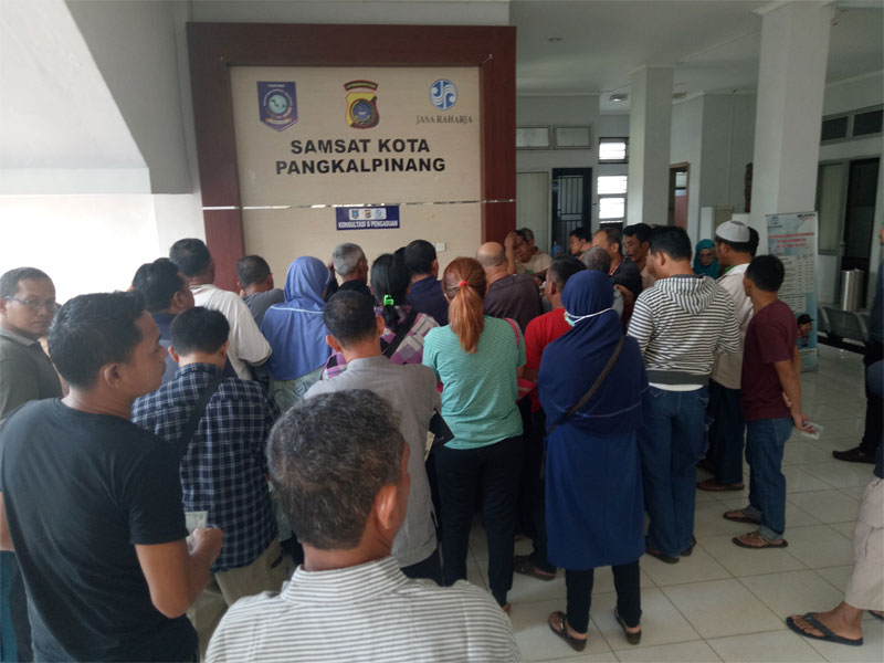 Kantor Samsat Pangkalpinang.