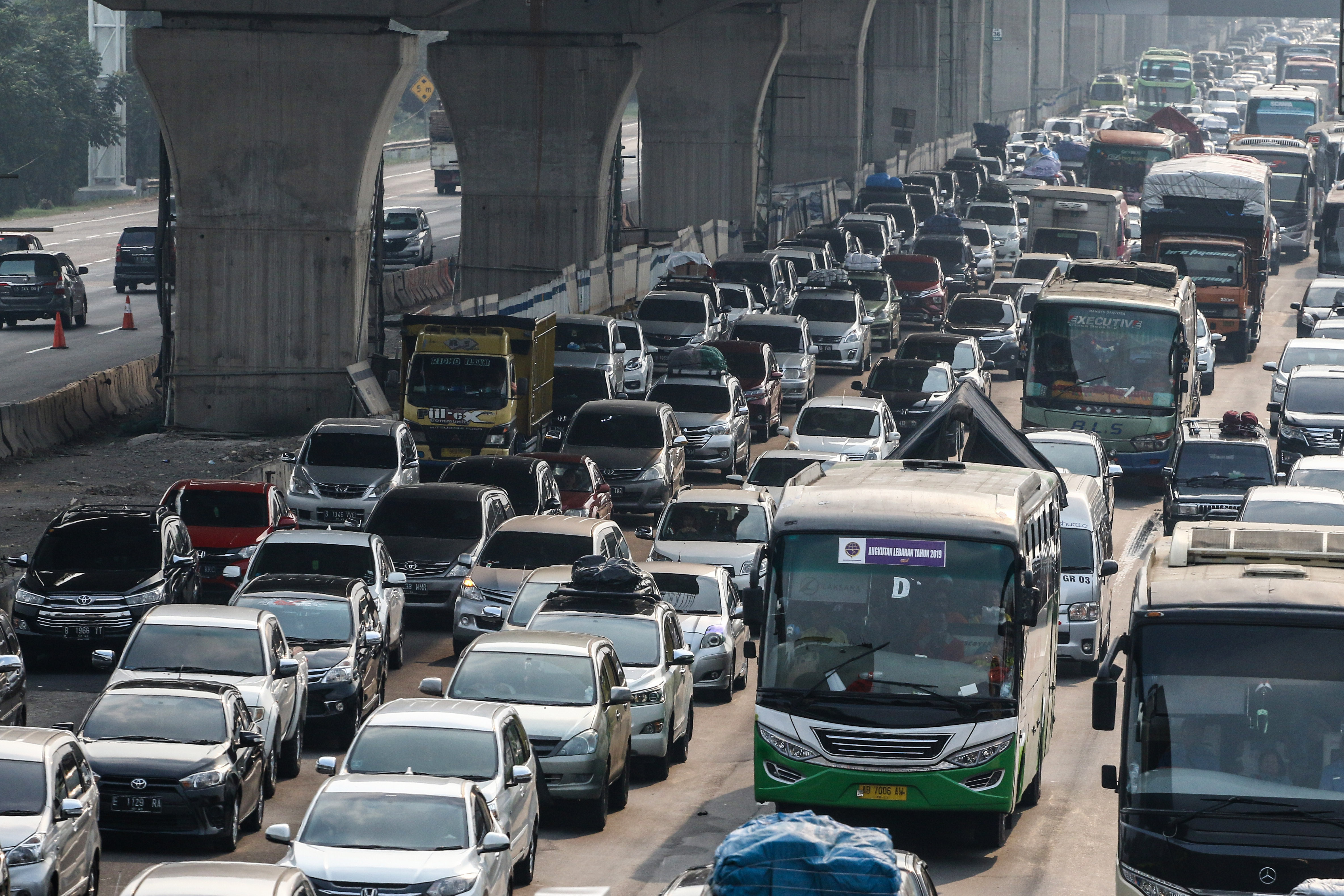 Kemacetan saat musim mudik.
