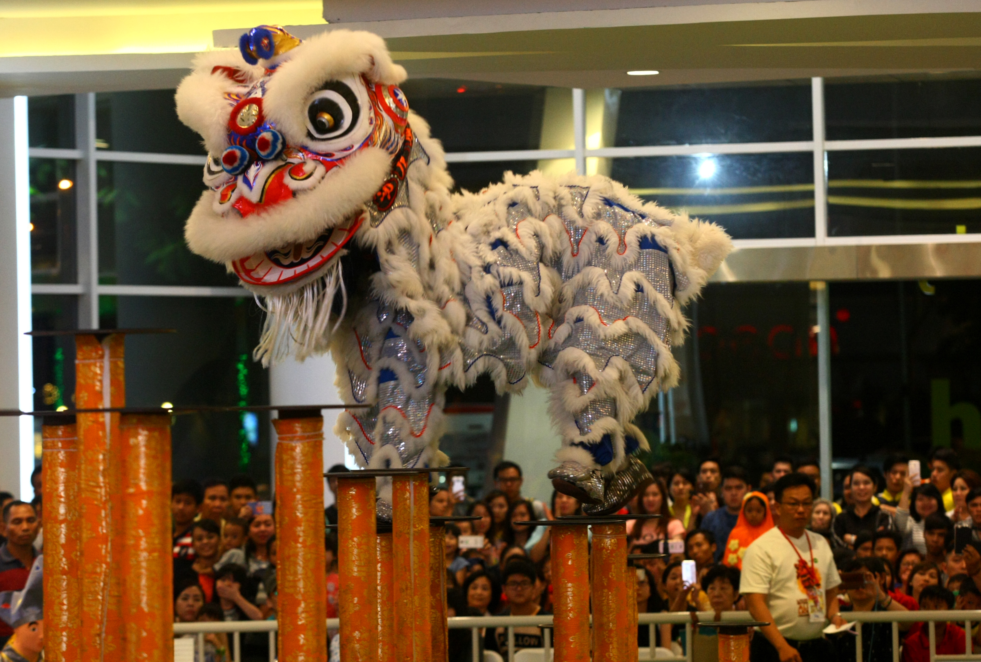 Tim Barongsai Kong Ha Hong saat beraksi