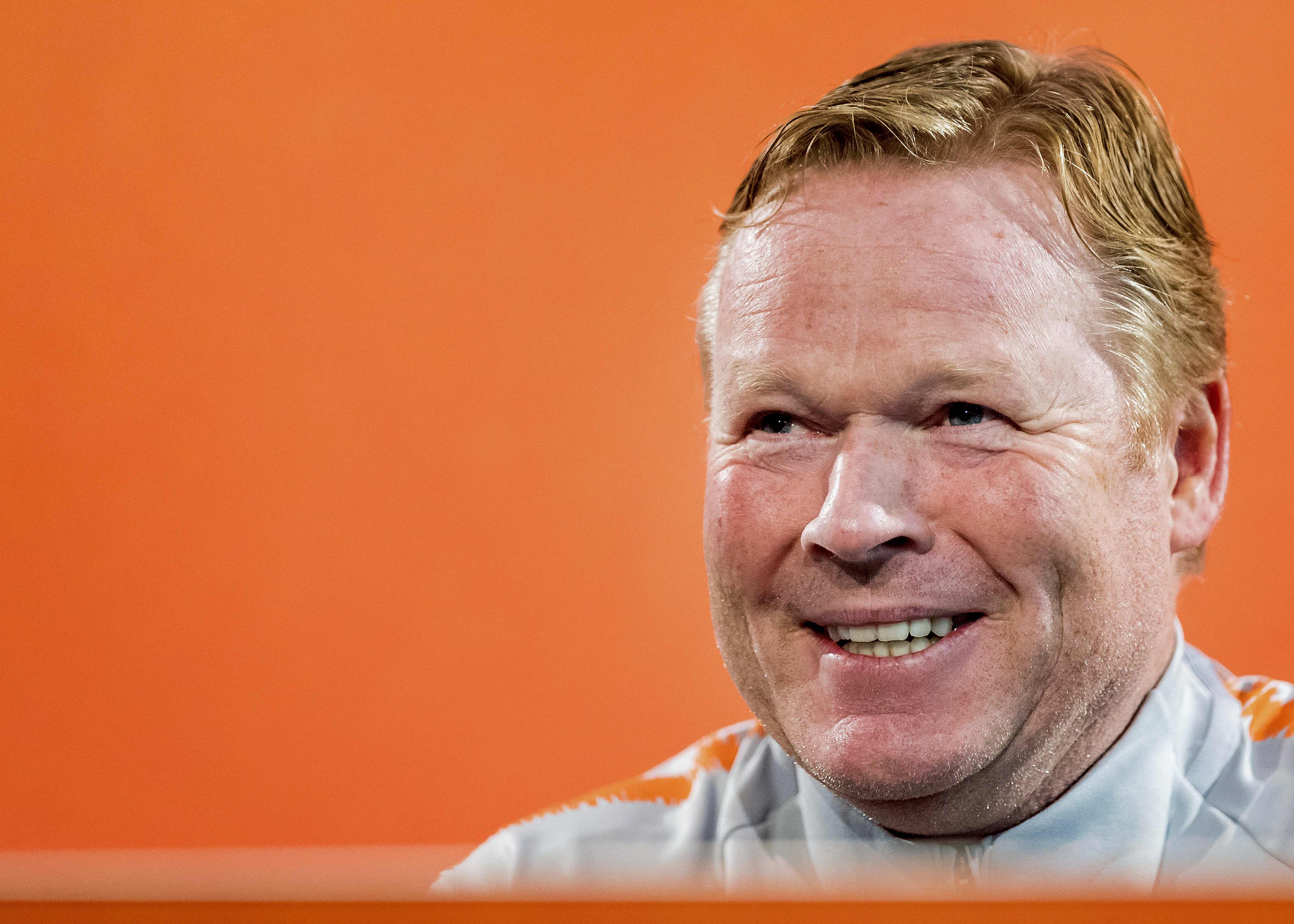 Pelatih timnas Belanda Ronald Koeman
