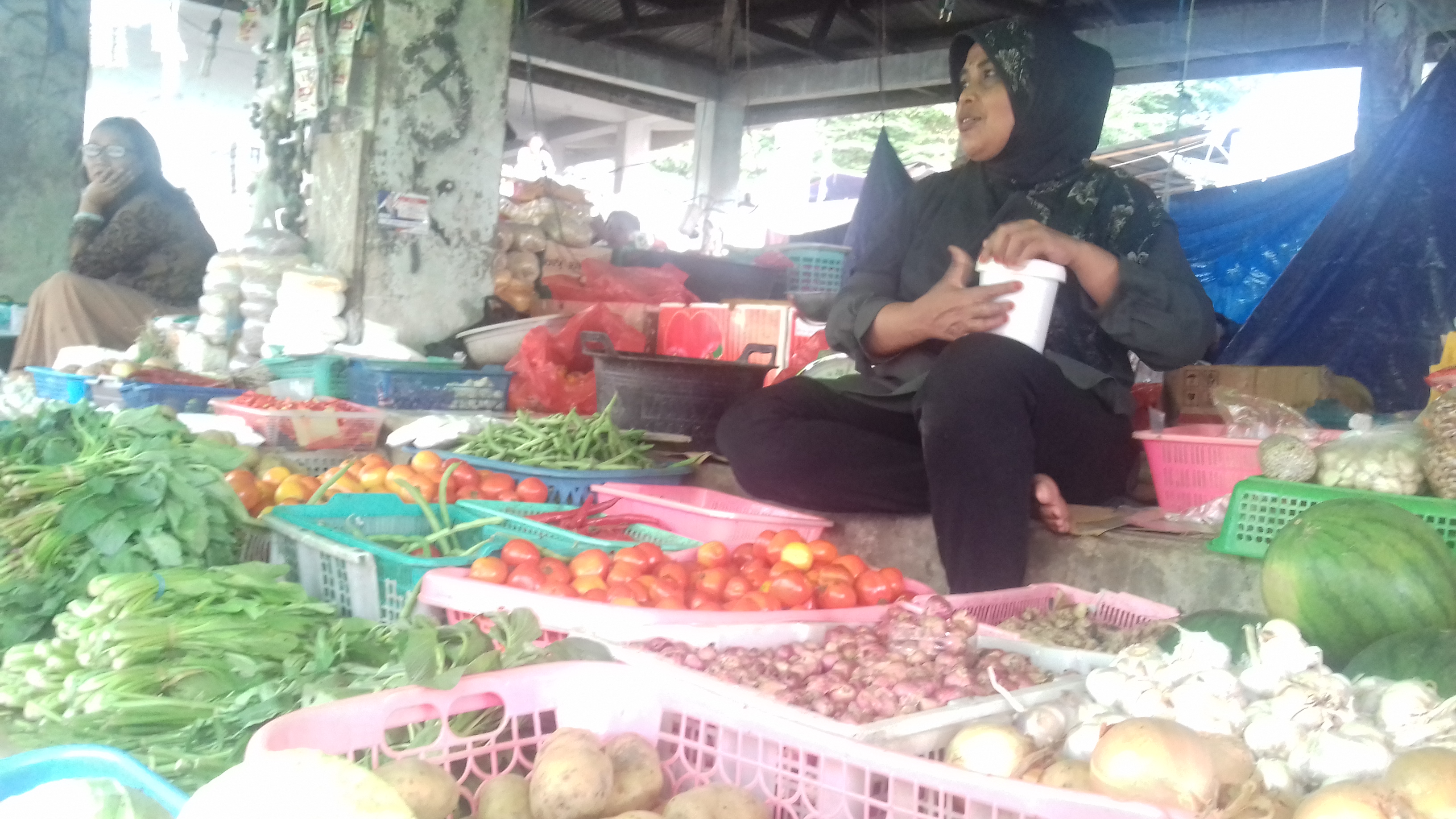 Dampak pedagang bumbu dapur mudik,harga bumbu dapur di labuan Bajo NTT,meroket.