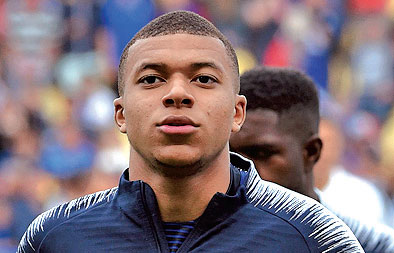 Bintang PSG Kylian Mbappe 
