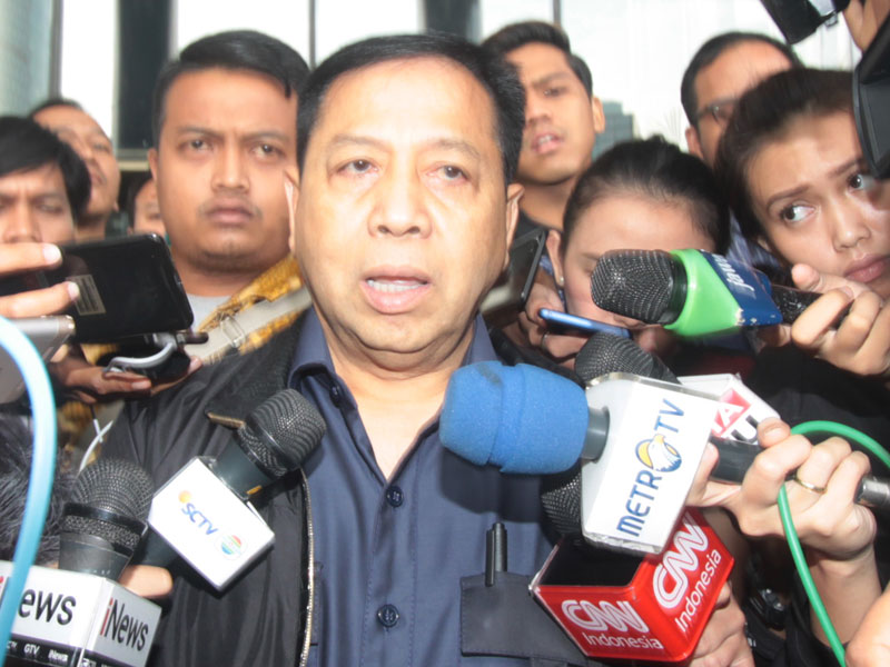 Terpidana kasus korupsi proyek KTP elektronik Setya Novanto.