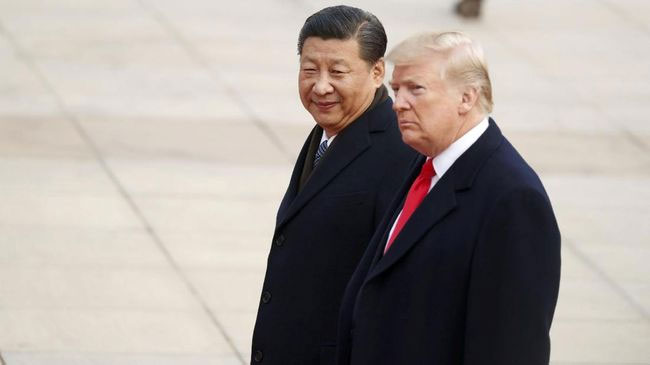 Presiden AS Xi Jinping dan Presiden China Xi Jinping saat bertemu beberapa waktu lalu